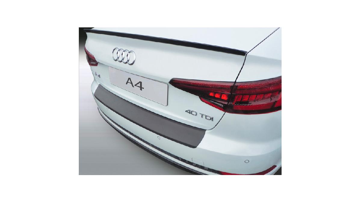 Protection+de+seuil+arri%C3%A8re+%28ABS%29+sur+mesure+pour+Audi+A4+Sedan+10.2018-09.2019+Noir